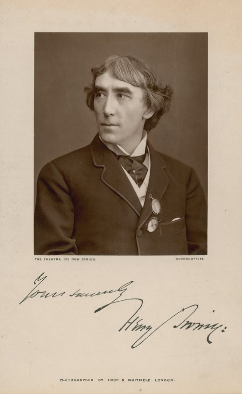 Henry Irving, attore da English Photographer