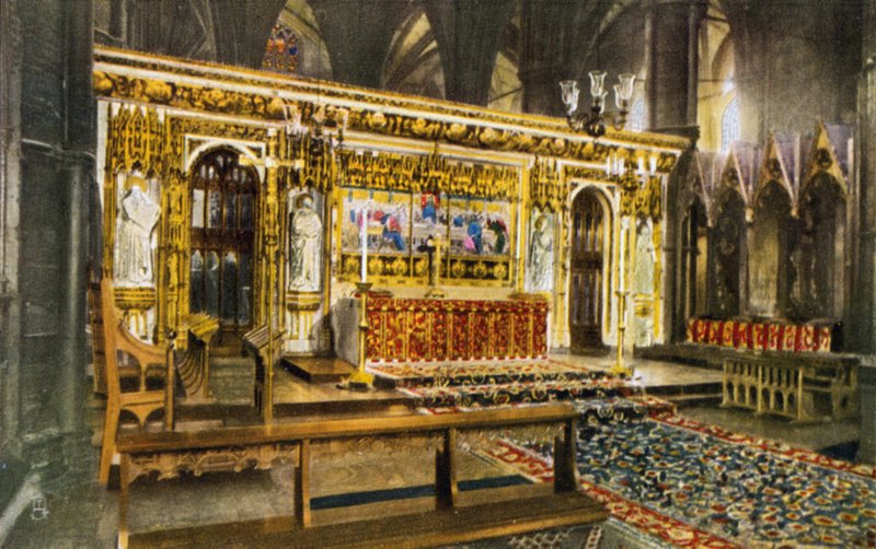 Altare maggiore, Abbazia di Westminster, Londra da English Photographer