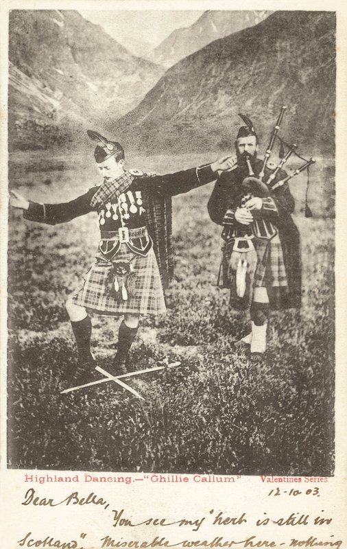 Danza delle Highlands - "Ghillie Callum" (foto b/n) da English Photographer