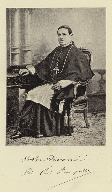 Sua Eminenza il Cardinale Rampolla da English Photographer