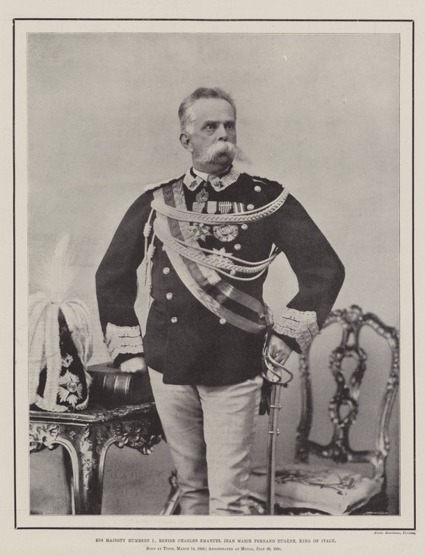 Sua Maestà Umberto I, Renier Charles Emanuel Jean Marie Fernand Eugene, re d