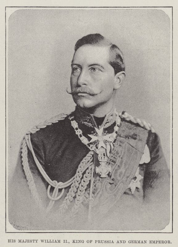Sua Maestà Guglielmo II, re di Prussia e imperatore tedesco da English Photographer