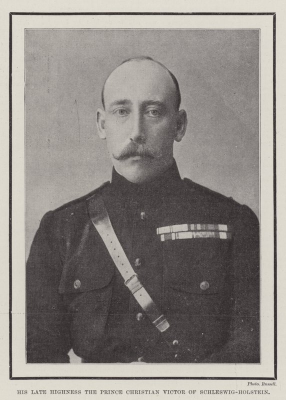 Il defunto Altezza il Principe Christian Victor di Schleswig-Holstein da English Photographer
