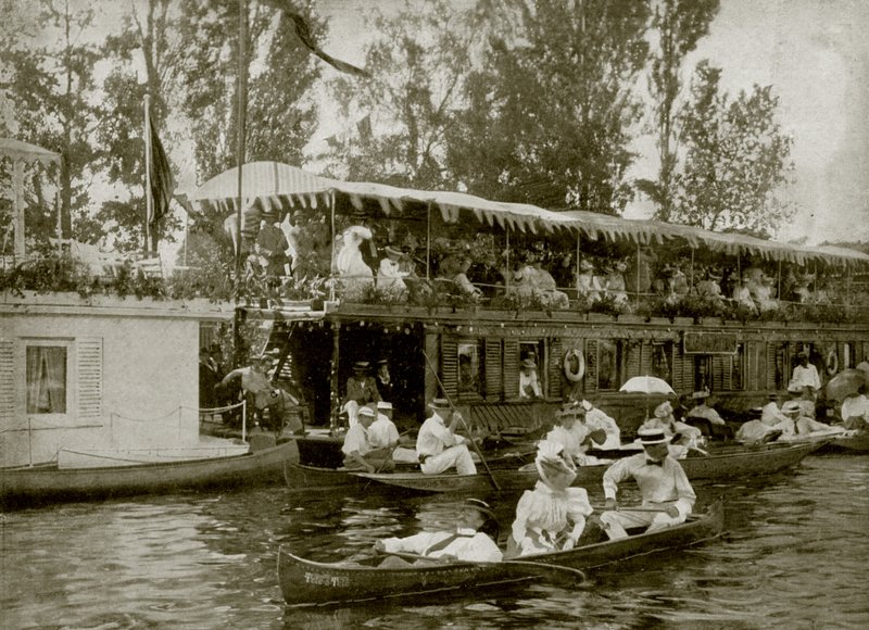 House-Boats a Henley da English Photographer