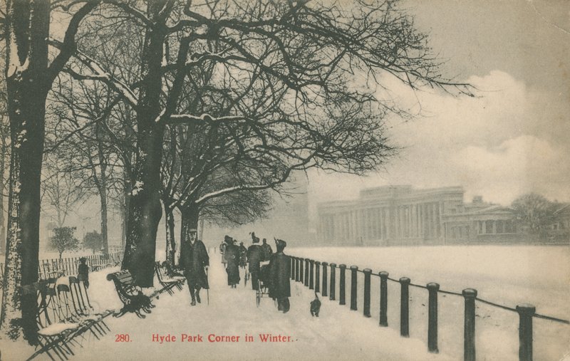 Hyde Park Corner in inverno, Londra da English Photographer