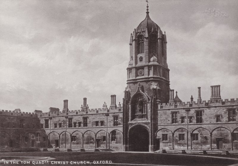 Nel Tom Quadrilatero di Christ Church, Oxford da English Photographer