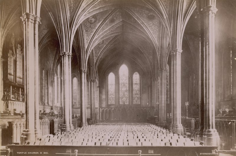 Interno della Temple Church da English Photographer