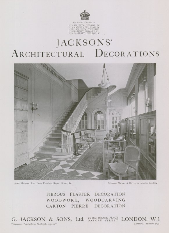 Decorazioni architettoniche di Jackson da English Photographer