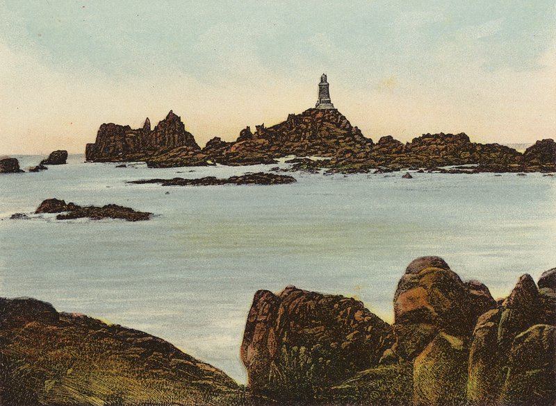 Jersey: Faro di Corbiere (foto colorata) da English Photographer