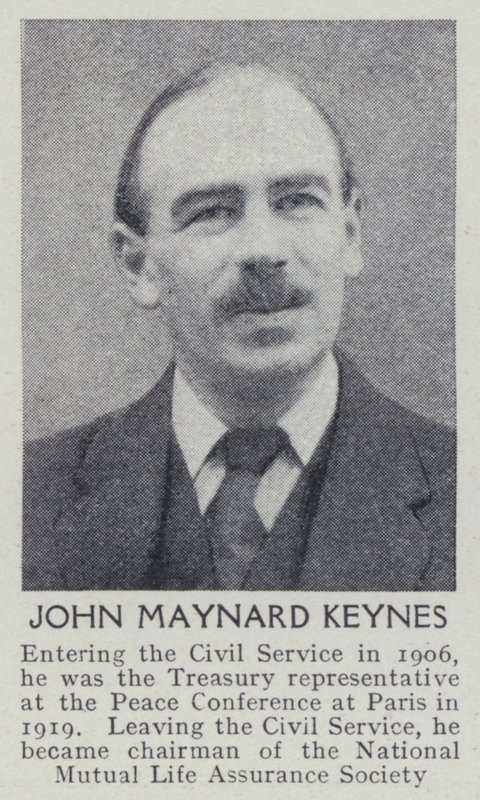 John Maynard Keynes da English Photographer