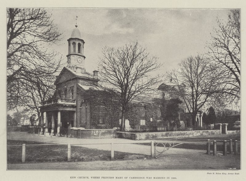 Chiesa di Kew, dove la Principessa Mary di Cambridge si è sposata nel 1866 da English Photographer