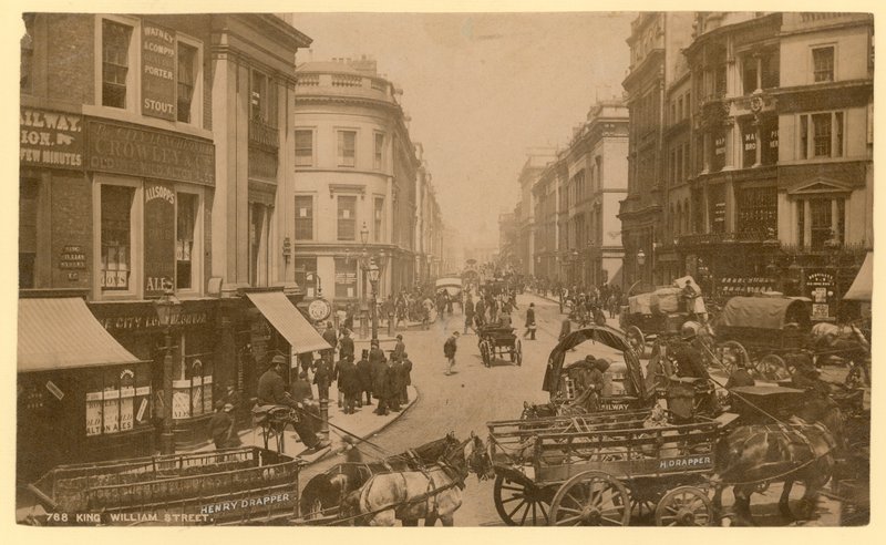 King William Street, Londra da English Photographer