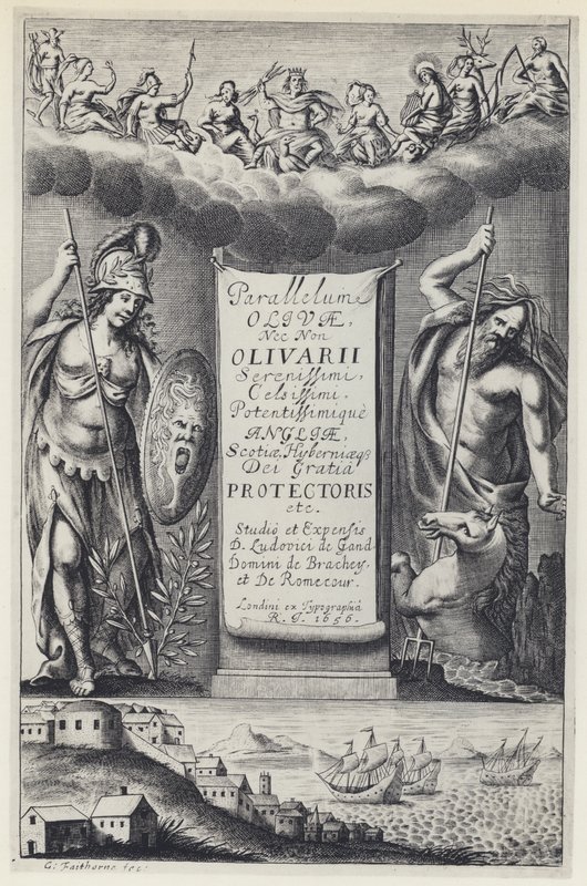 L de Gand, Parallelum Olivae, R I 1656 da English Photographer