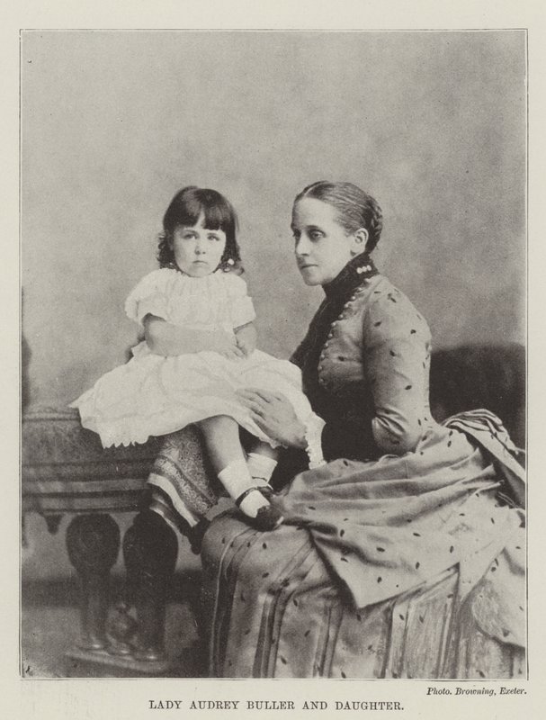 Lady Audrey Buller e Figlia da English Photographer