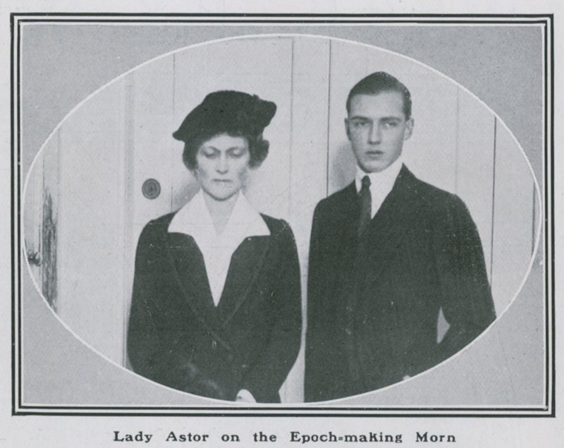 Lady Nancy Astor nel mattino epocale da English Photographer
