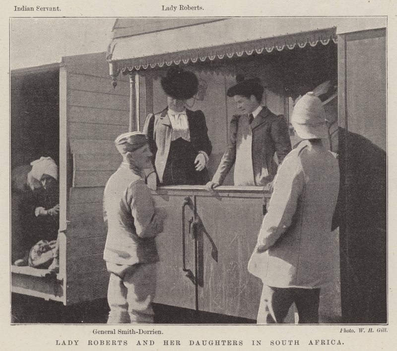 Lady Roberts e le sue figlie in Sudafrica da English Photographer