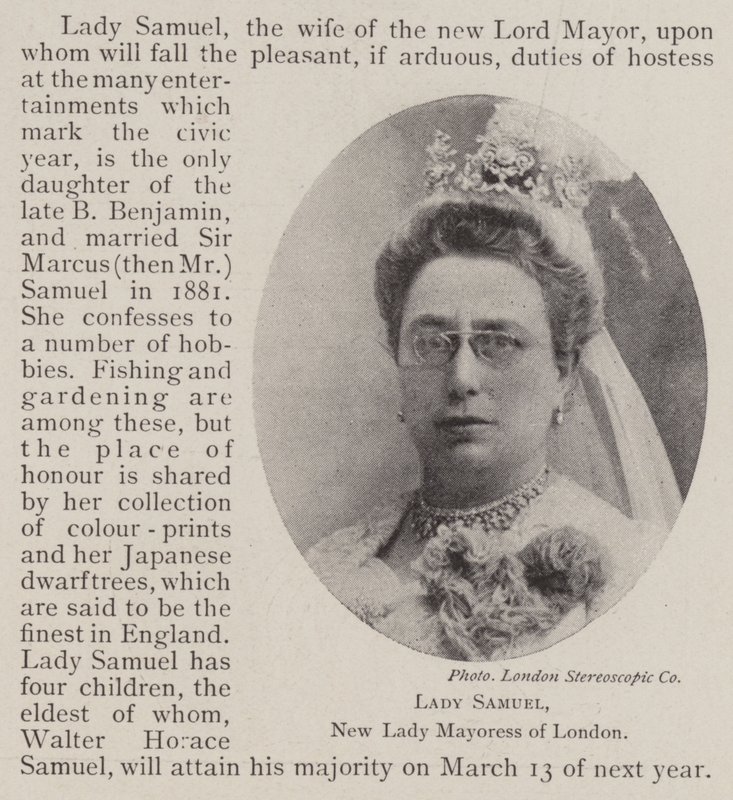 Lady Samuel, nuova sindachessa di Londra da English Photographer