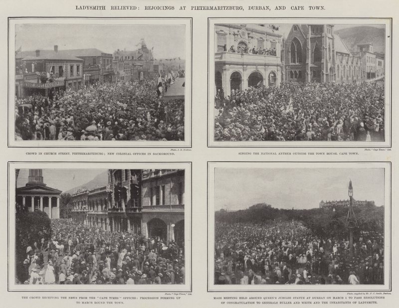 Ladysmith Liberata, Festeggiamenti a Pietermaritzburg, Durban e Città del Capo da English Photographer