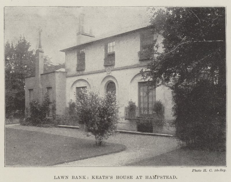 Lawn Bank, casa di Keats a Hampstead da English Photographer