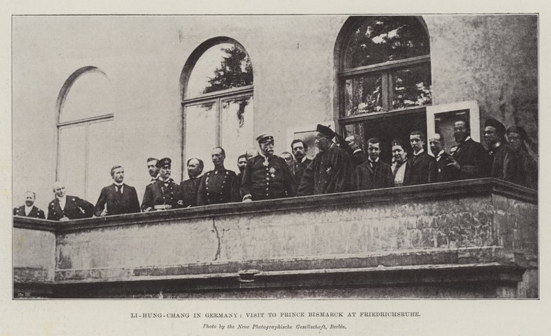 Li-Hung-Chang in Germania, visita al Principe Bismarck a Friedrichsruhe da English Photographer