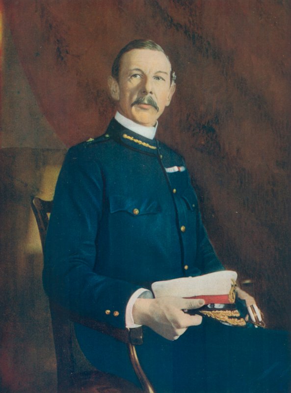 Tenente generale Sir H. E. Colvile, comandante della 9ª divisione della forza di campo sudafricana da English Photographer