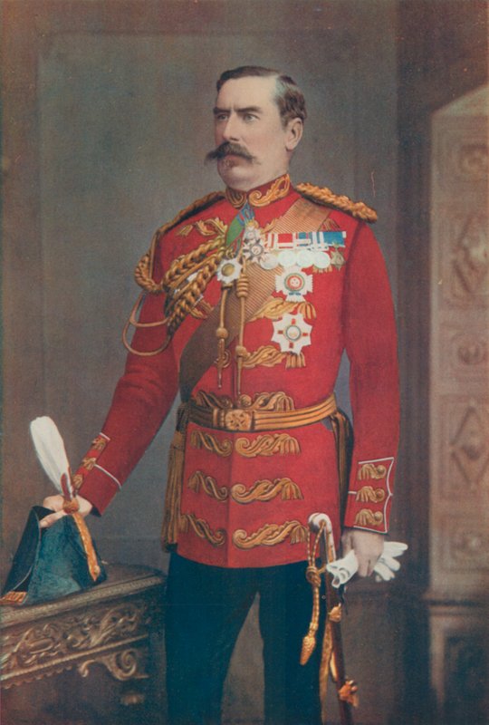 Tenente Generale Sir Baker Creed Russel, Comandante del Distretto Meridionale da English Photographer