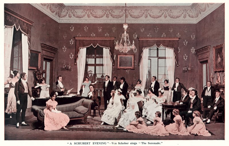 Tempo di lillà, una serata Schubert, Von Schober canta La serenata da English Photographer