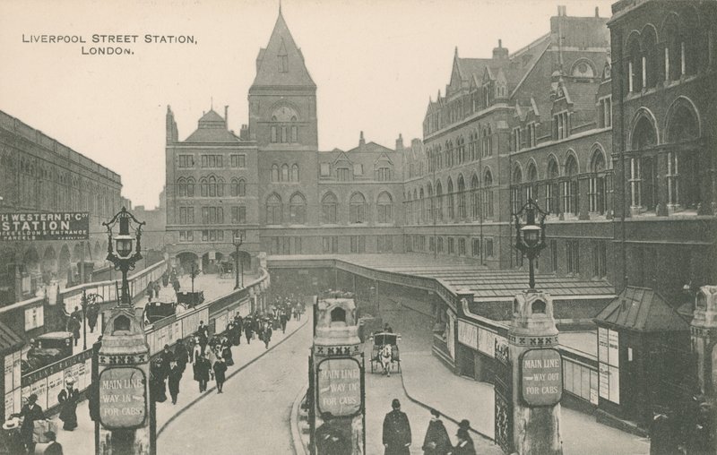 Stazione di Liverpool Street, Londra da English Photographer