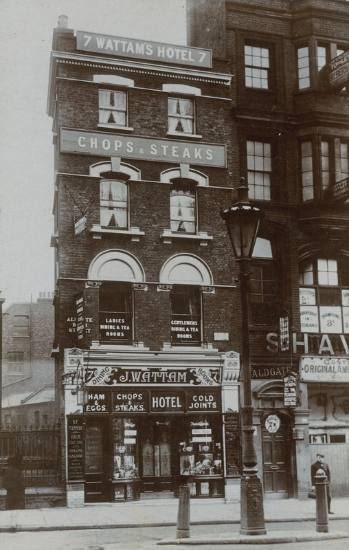 London Chops and Steaks Shop, Wattams Hotel da English Photographer
