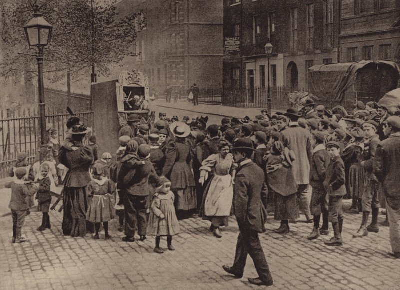 Londra: Spettacolo di Punch e Judy da English Photographer