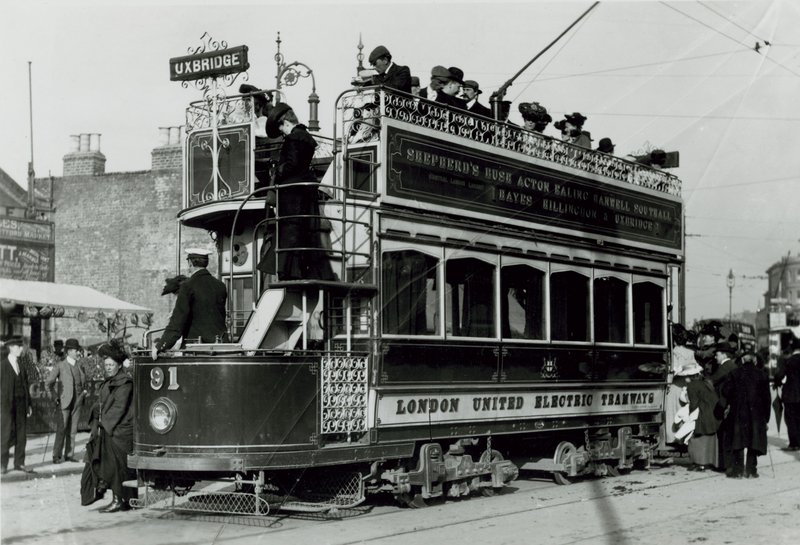 Tram Elettrici Uniti di Londra da English Photographer