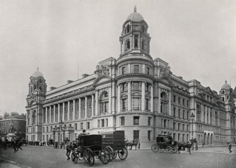 Londra: Ministero della Guerra, Whitehall da English Photographer
