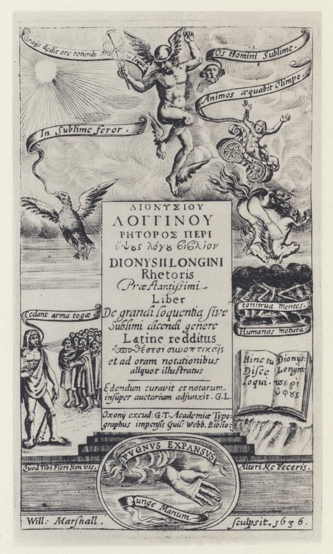 Longino, G T per G Webb, Oxford 1636 (foto b/n) da English Photographer