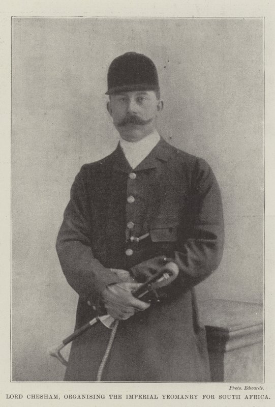 Lord Chesham, organizzando la Yeomanry Imperiale per il Sudafrica da English Photographer
