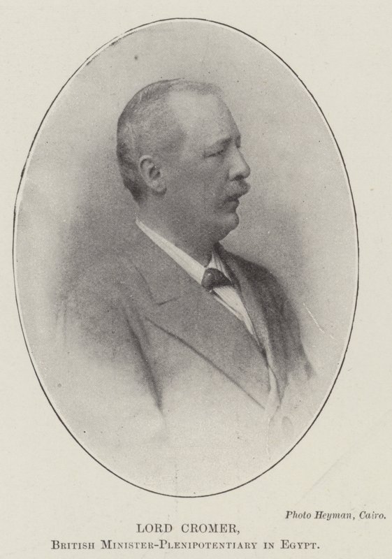 Lord Cromer, ministro plenipotenziario britannico in Egitto da English Photographer