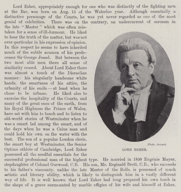 Lord Esher da English Photographer