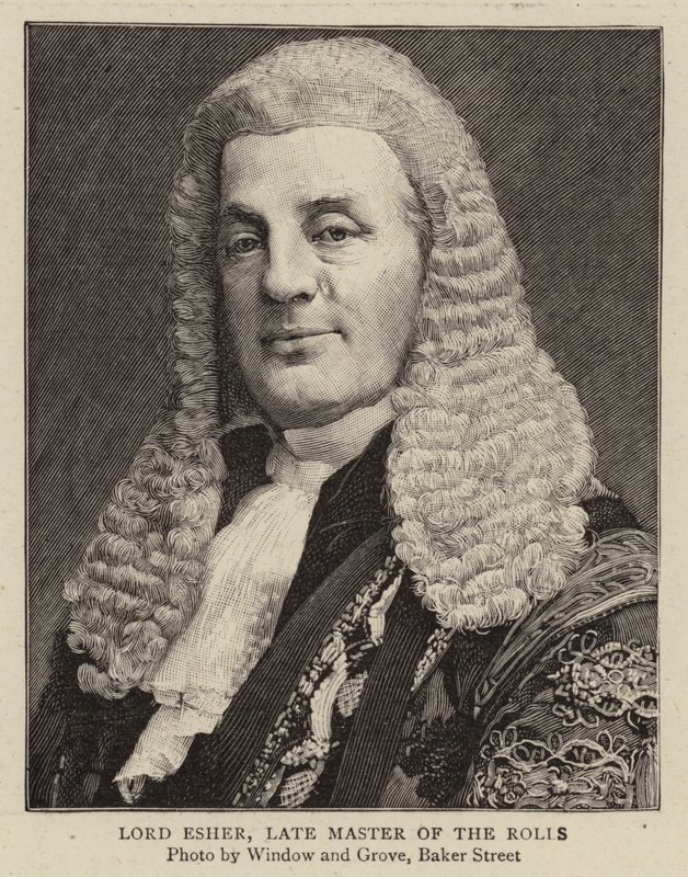 Lord Esher, ex Master of the Rolls da English Photographer