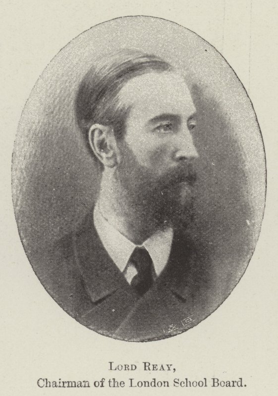Lord Reay, Presidente del Consiglio Scolastico di Londra da English Photographer