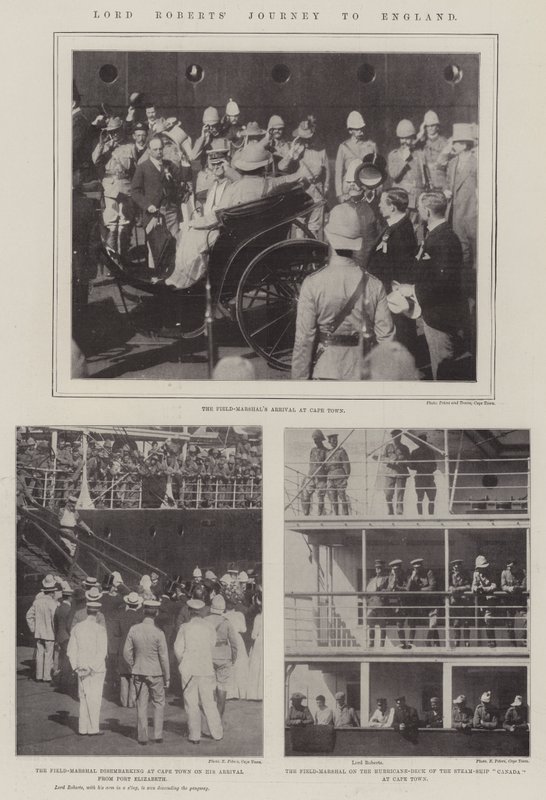 Il viaggio di Lord Roberts in Inghilterra da English Photographer