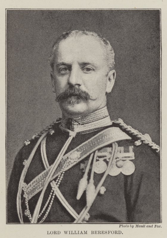 Lord William Beresford da English Photographer