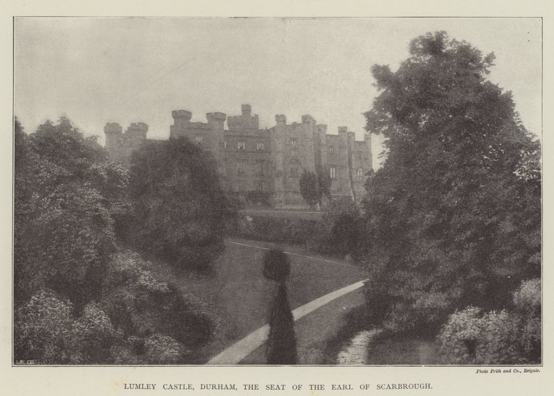 Castello di Lumley, Durham, la Residenza del Conte di Scarbrough da English Photographer