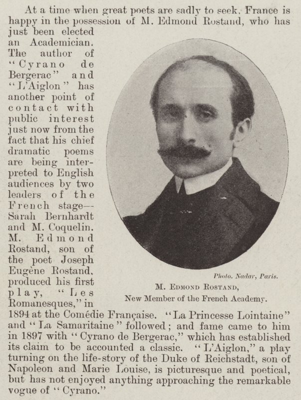 M Edmond Rostand, nuovo membro dell