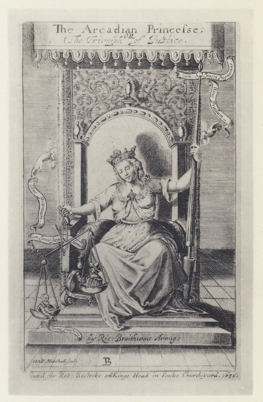 M Silesio, La Principessa Arcadiana, Tr R Brathwait, T Harper per Bostocke 1635 da English Photographer