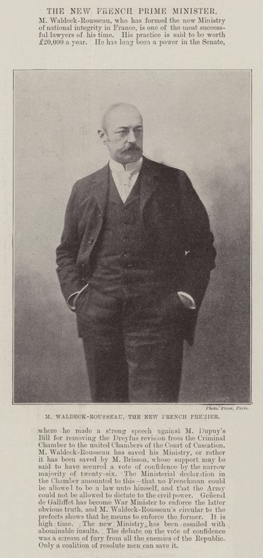 M Waldeck-Rousseau, il nuovo premier francese da English Photographer