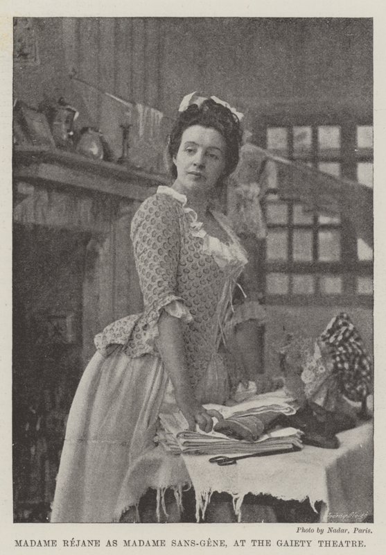 Madame Rejane come Madame Sans-Gene, al Gaiety Theatre da English Photographer
