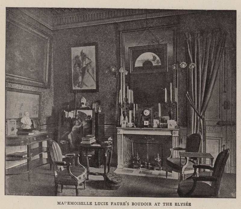 Il boudoir di Mademoiselle Lucie Faure all