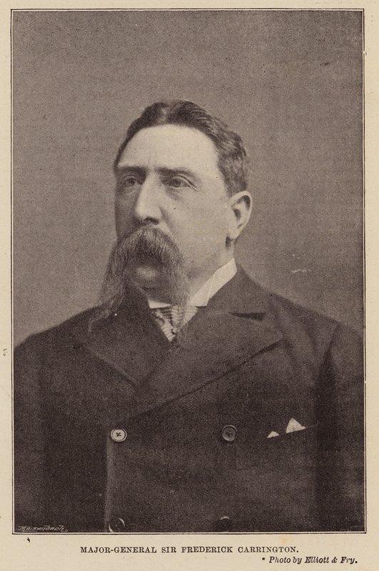 Maggior Generale Sir Frederick Carrington da English Photographer