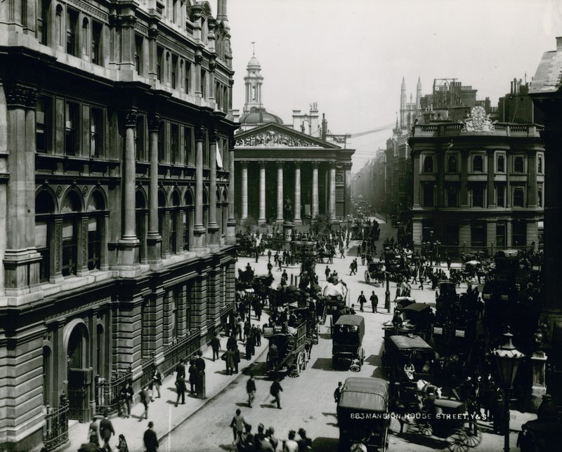 Mansion House Street, Londra da English Photographer