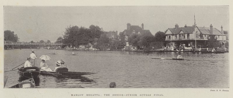 Regata di Marlow, finale dei Senior-Junior Sculls da English Photographer