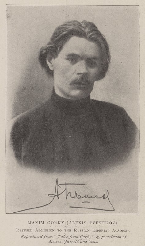 Maxim Gorky (Alexis Pyeshkov), Rifiutato l